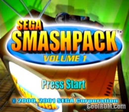 Sega Smash Pack Volume 1 ROM (ISO) Download for Sega Dreamcast 